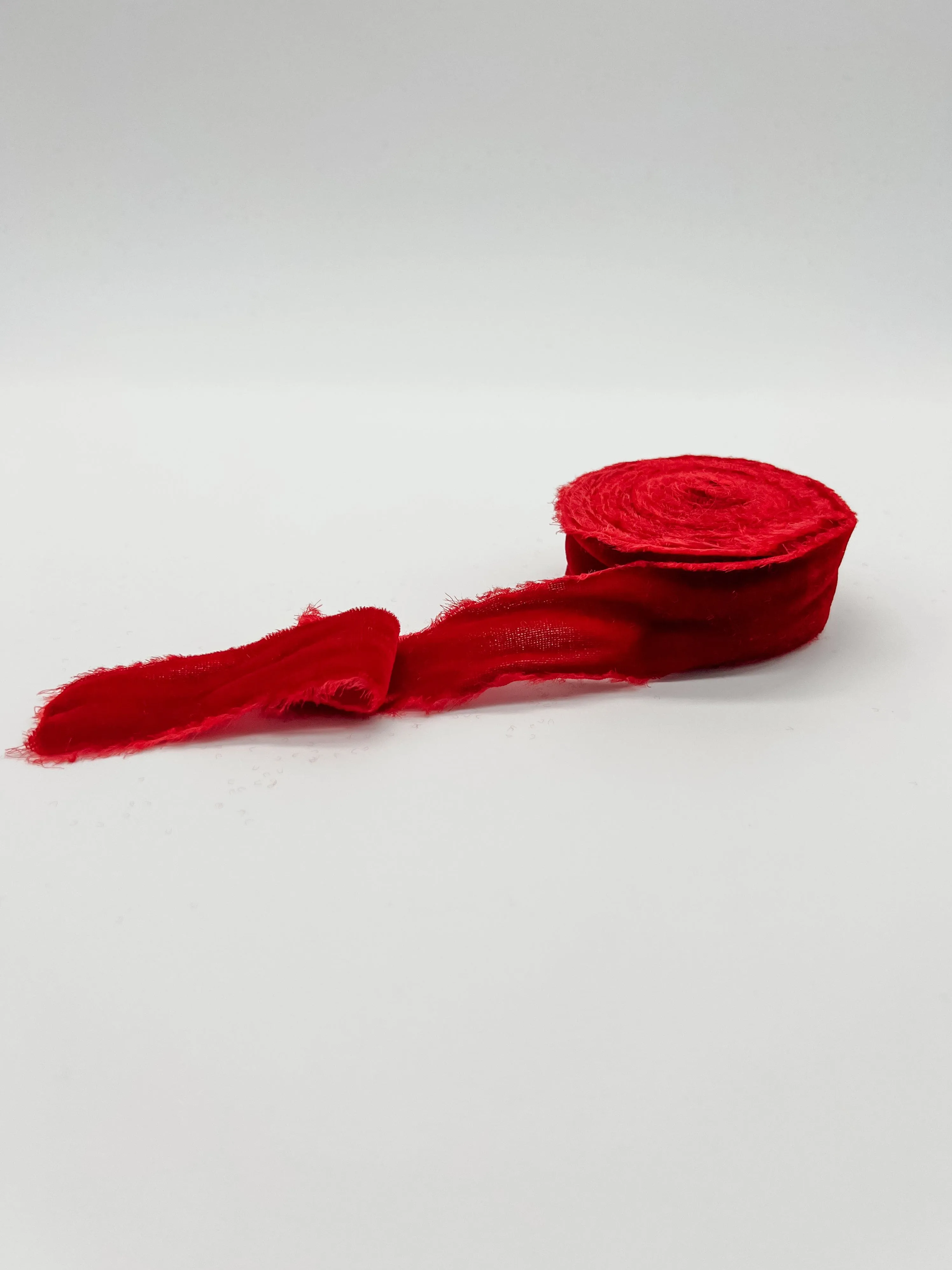 1.25" Raw Edge Velvet