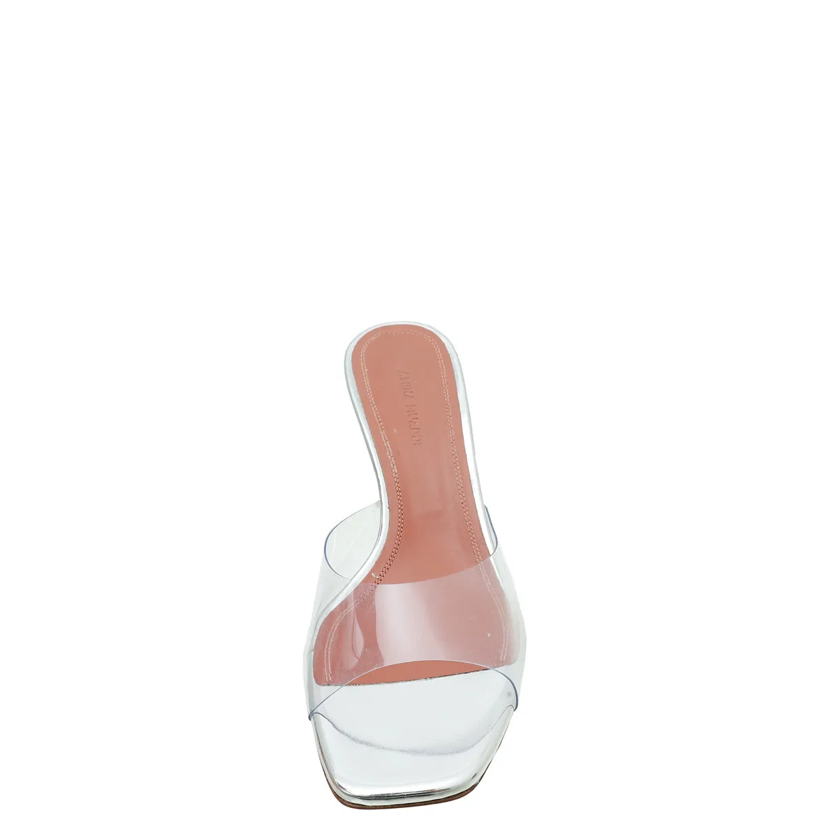 Amina Muaddi Transparent PVC Lupita Glass 170 Sandal 37