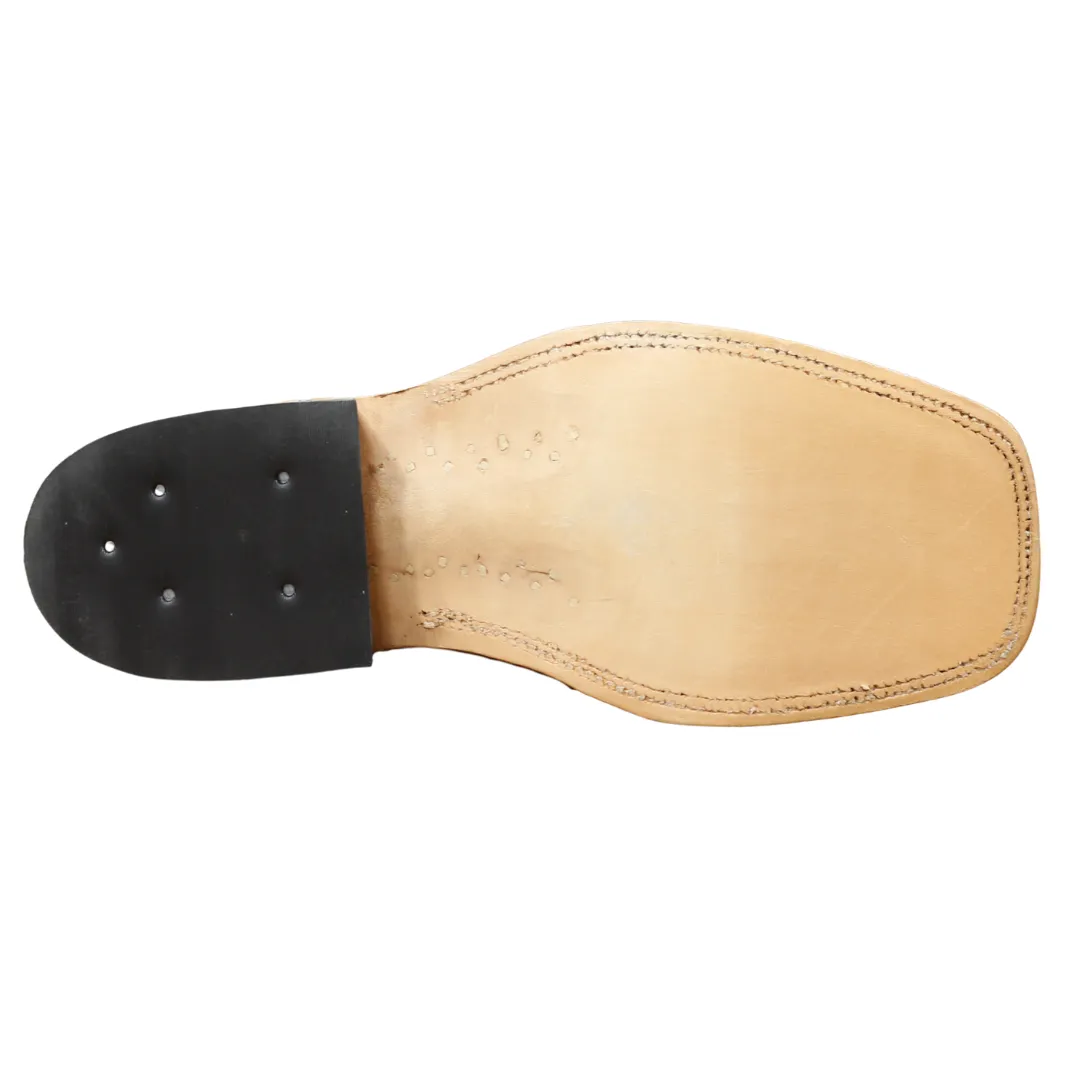 Anderson Bean Charcoal Extra Suede with Lava Blue Top
