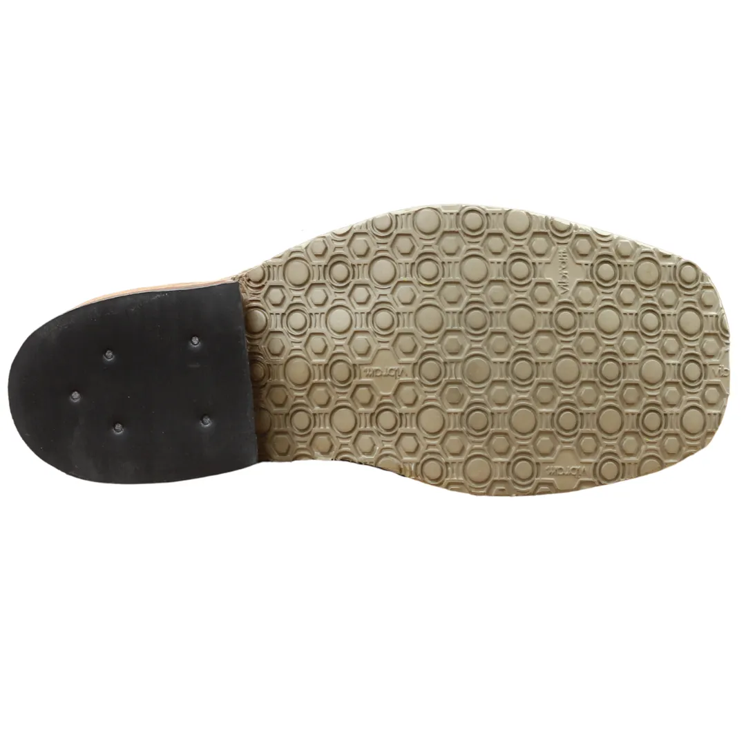 Anderson Bean Tan Full Quill Ostrich with Green Tops