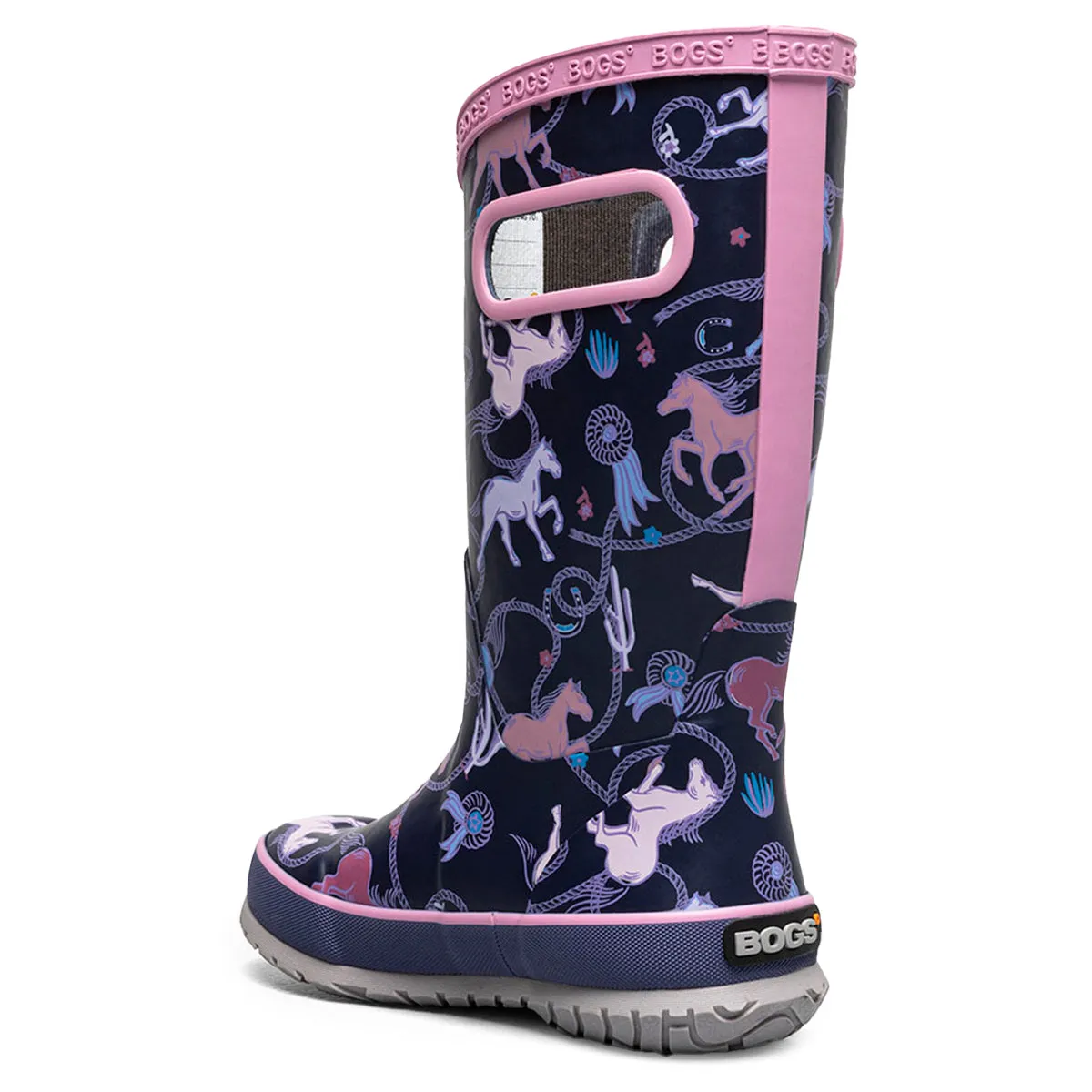 Bogs Girls Rain Boot - Rodeo Horses