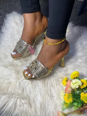 Clover Stone Heels