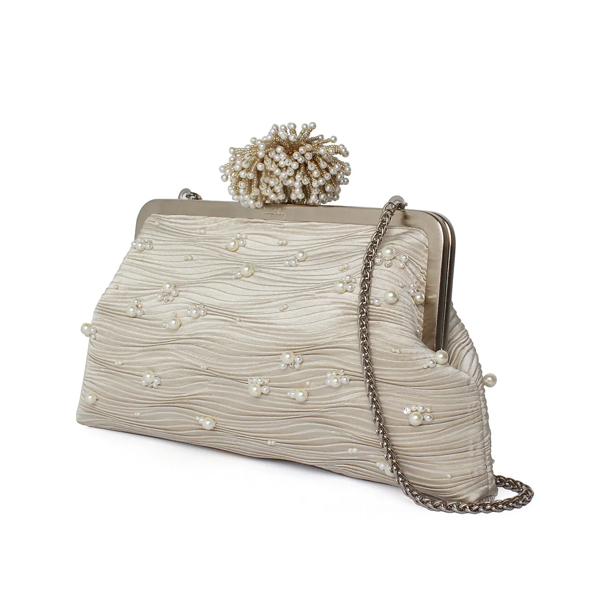 DAHLIA ON PEARLY WAVES CLASSIC BAG