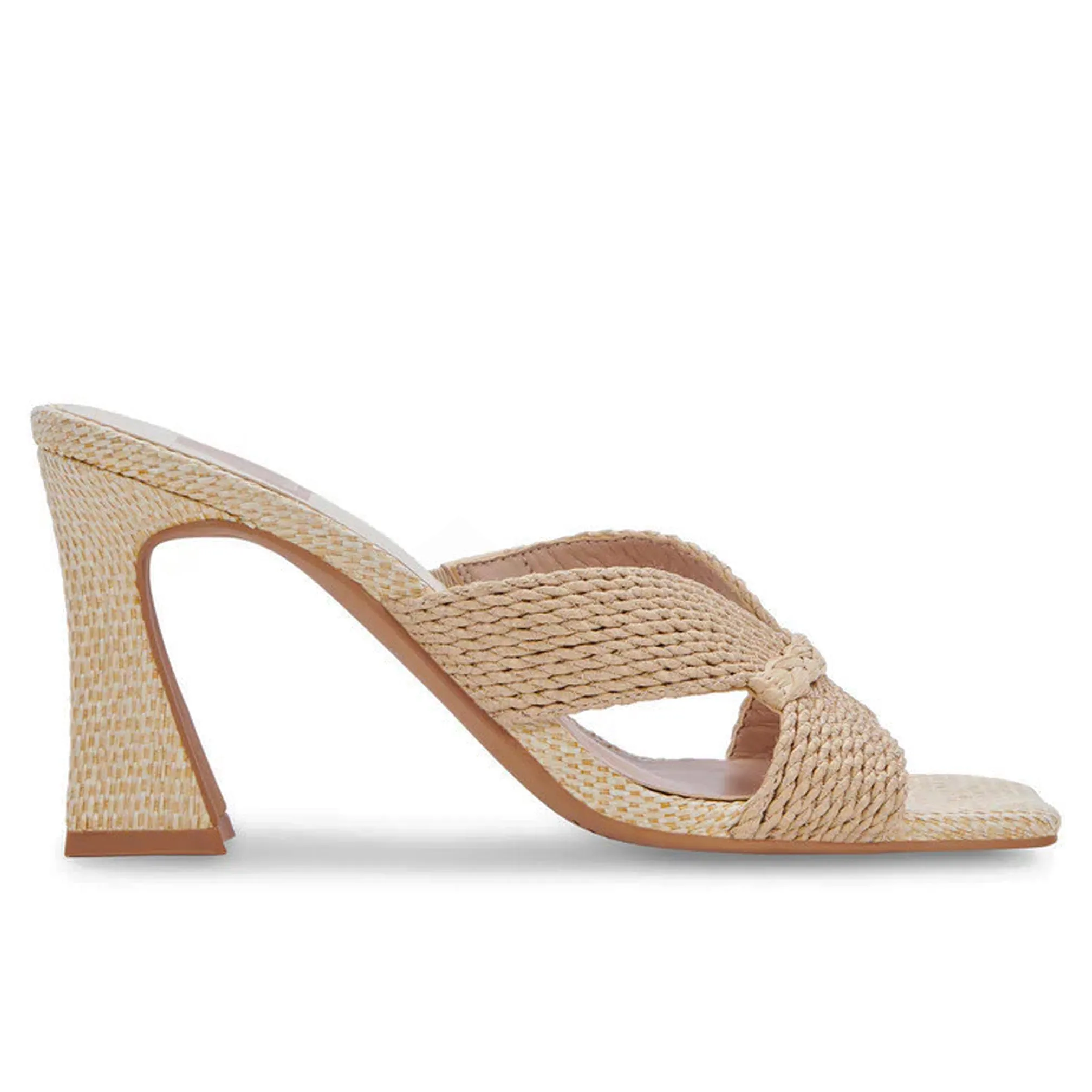 Dolce Vita Womens Nitro Natural Raffia Heels