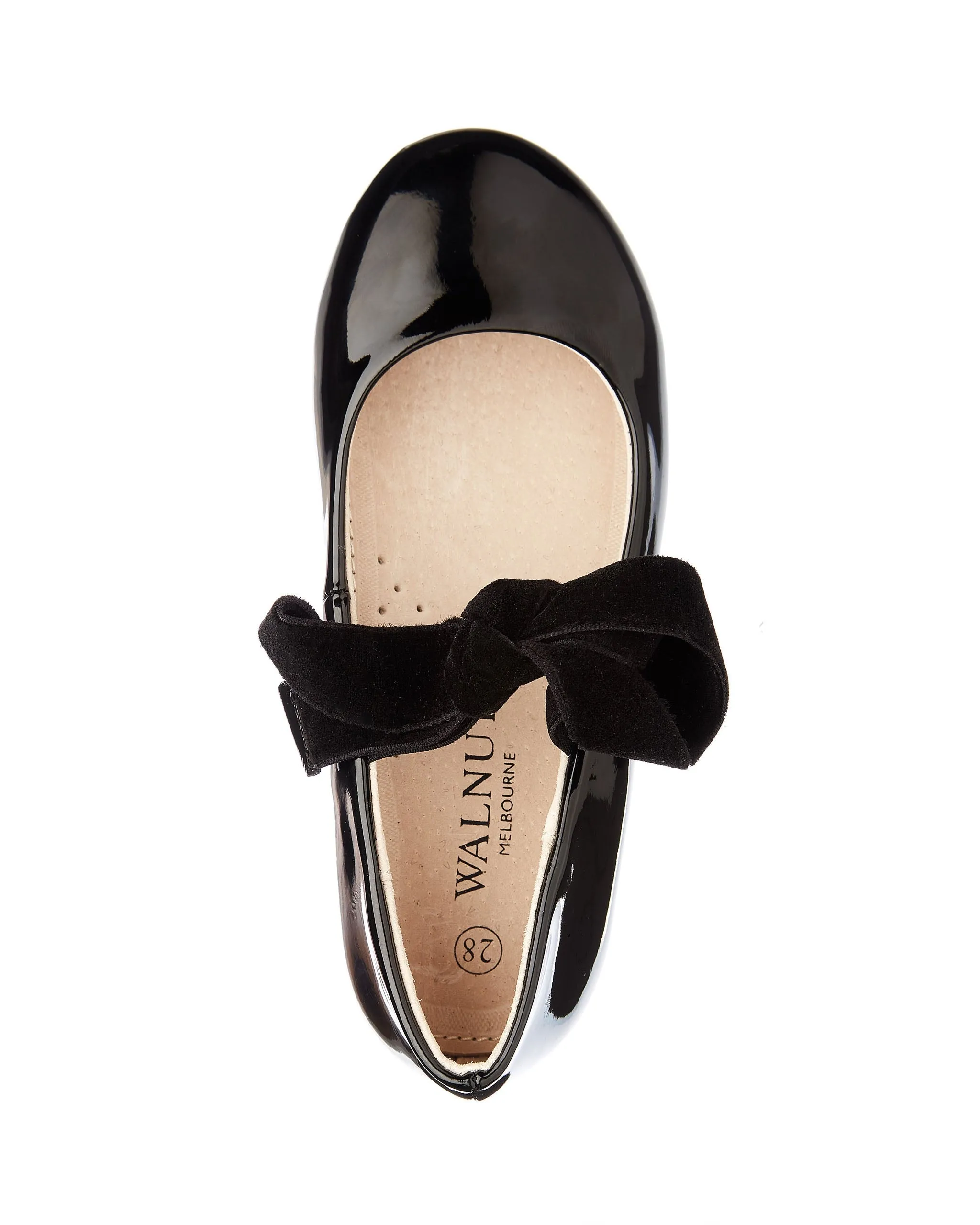 Fifi Velvet Bow Black