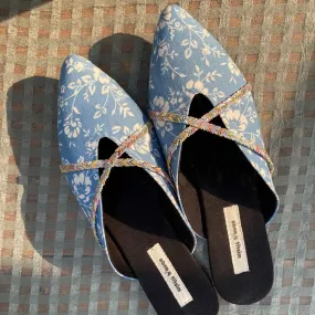 Floral Mules For Women | R-Elan Fabric | High on Style & Comfort