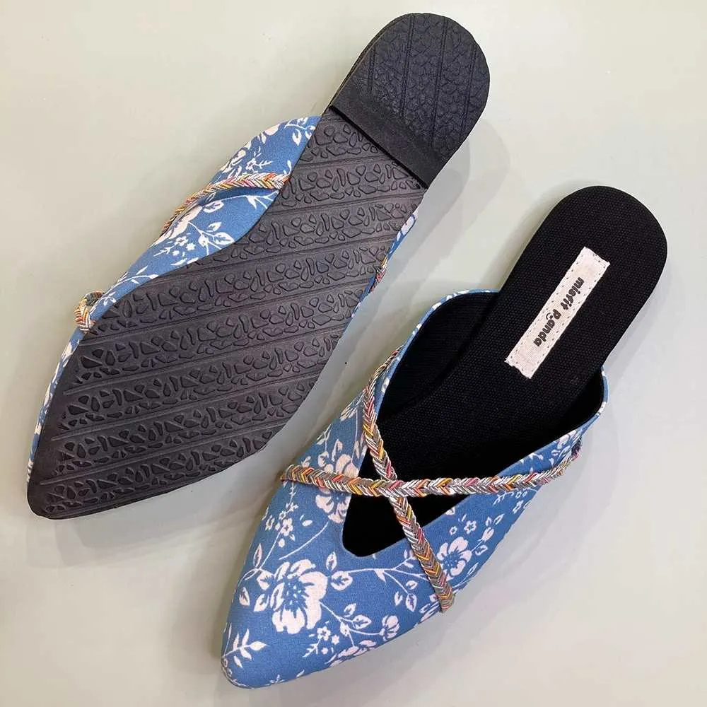 Floral Mules For Women | R-Elan Fabric | High on Style & Comfort
