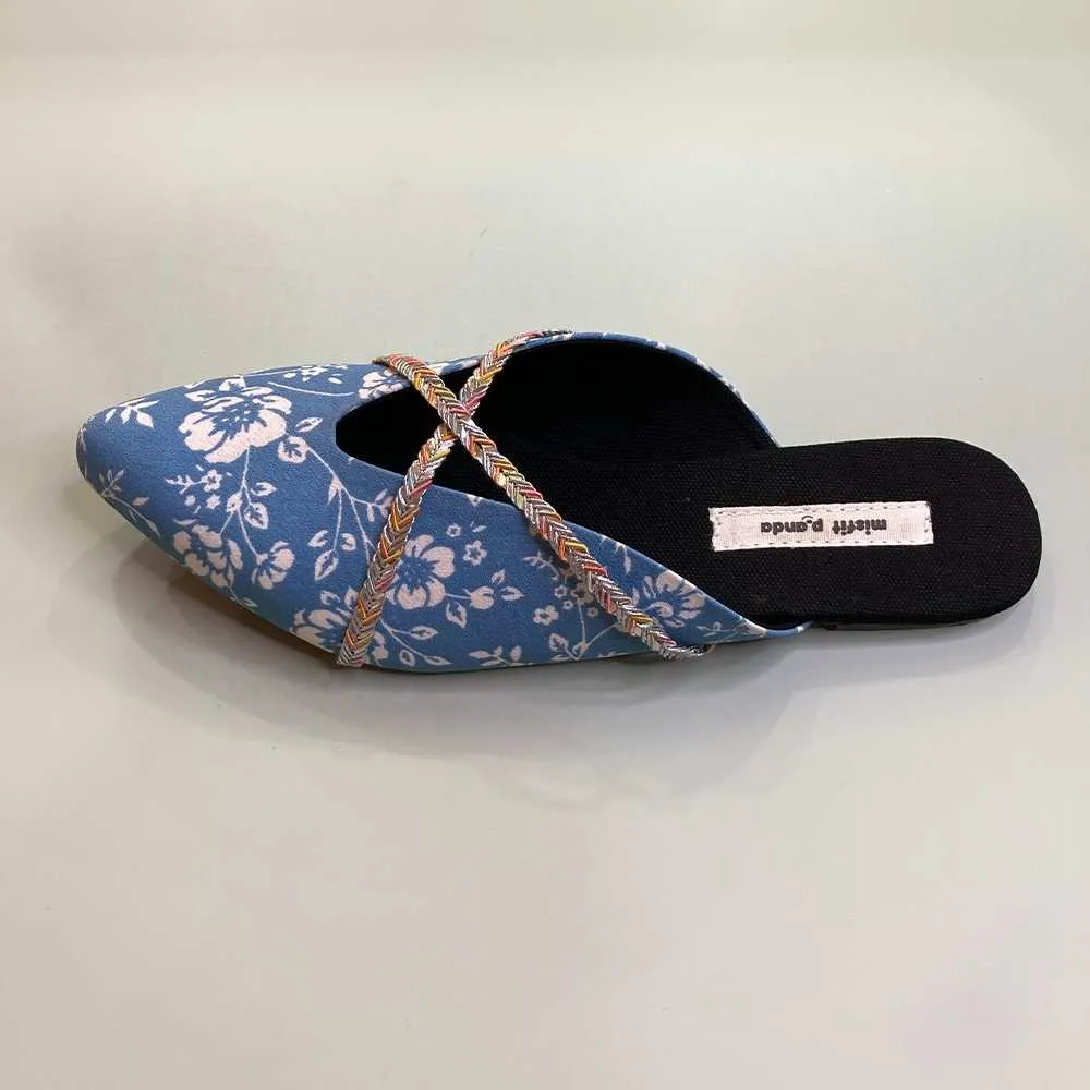 Floral Mules For Women | R-Elan Fabric | High on Style & Comfort