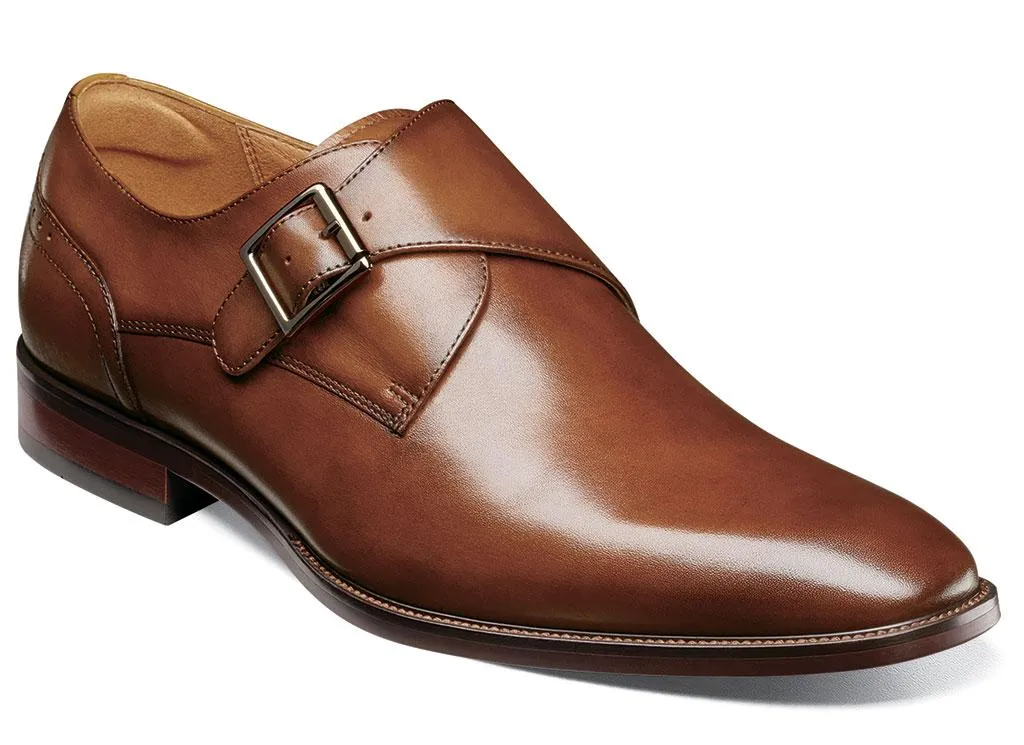 Florsheim Men's Sorrento Plain Toe Single Monk Strap
