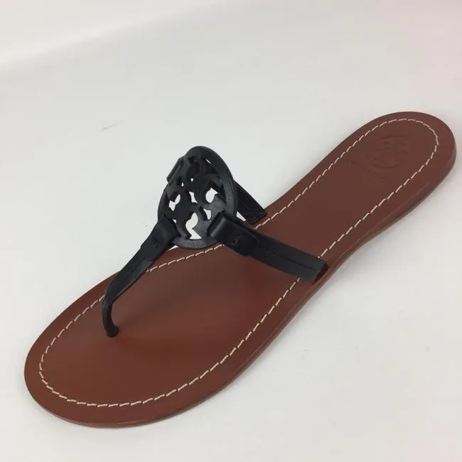 Gabriel Flat Thong in Perfect Black
