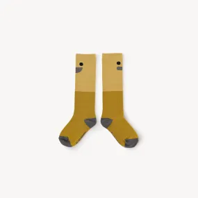 Happy Face Knee High Socks