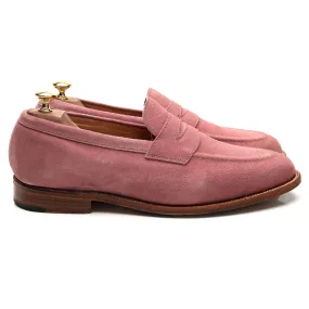 'Havard' Pink Suede Loafers UK 10.5