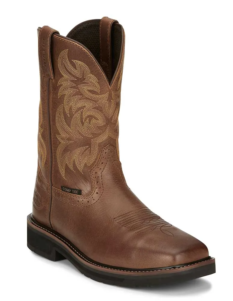 Justin Men's Handler 11 Inch CT Work Boot