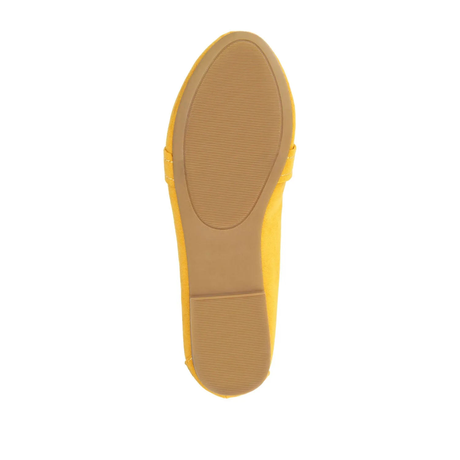 MARCI FAUX SUEDE LOAFER FLATS IN WIDE