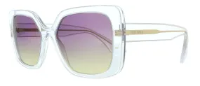 Miu Miu 0MU 09VS 03I09B Transparent Rectangle Sunglasses