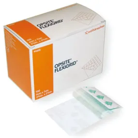 Smith & Nephew 4628 Opsite Flexigrid Adhesive Film Dressing 6cm x 7cm