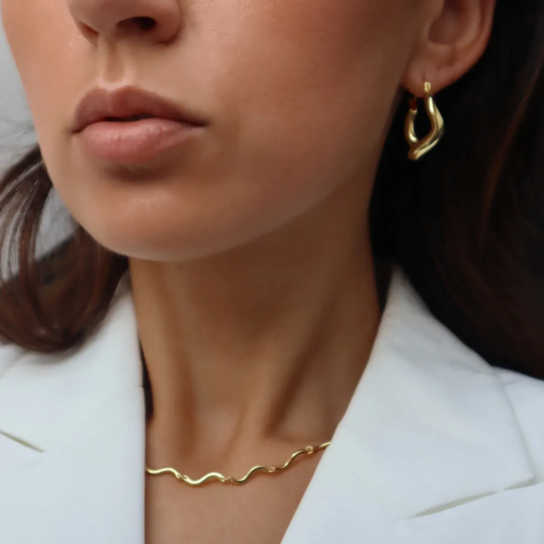 Wabi Sabi Hoops - Gold