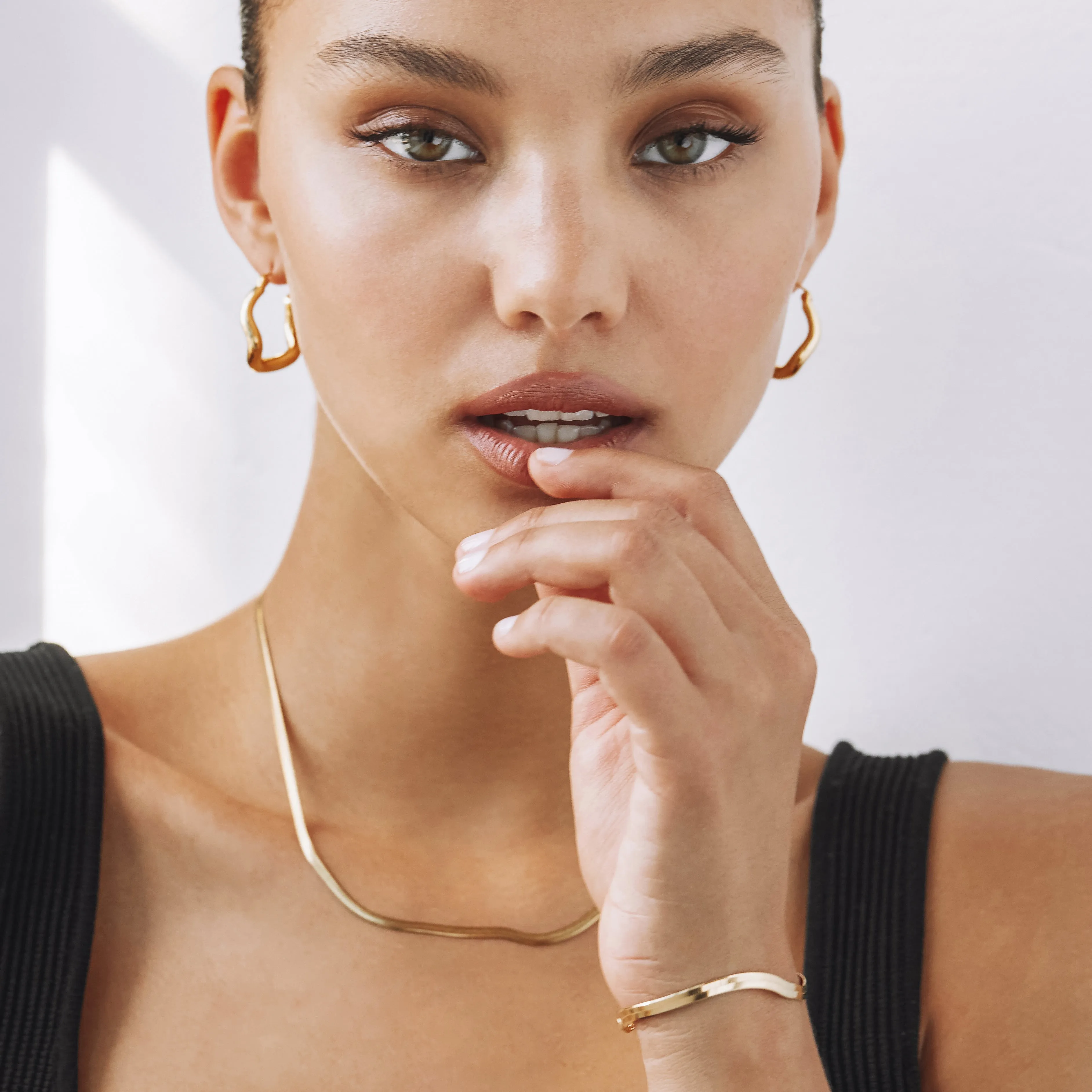 Wabi Sabi Hoops - Gold