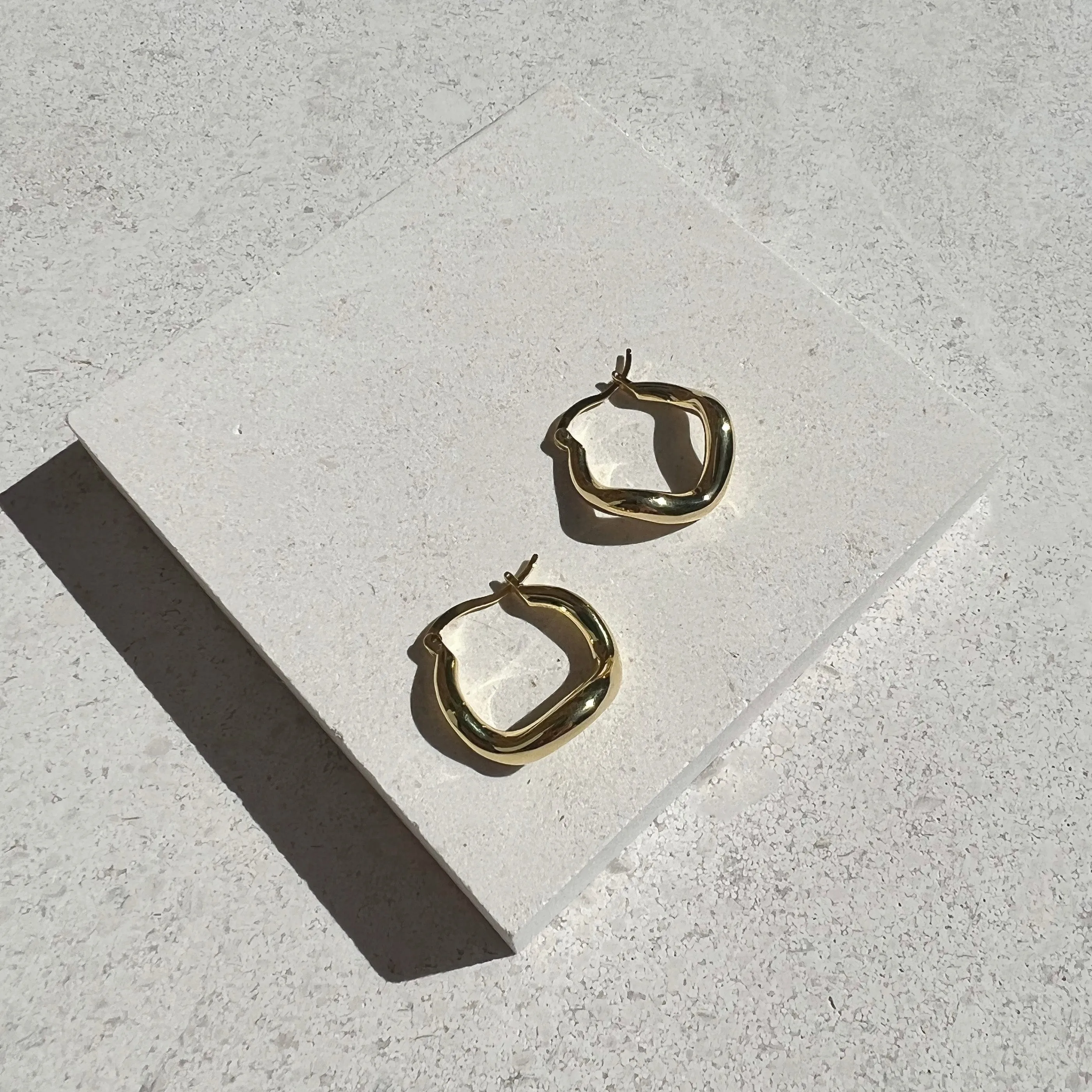 Wabi Sabi Hoops - Gold